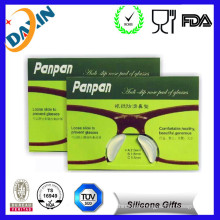 Comfortable Silicone for Eyeglasses Nose Pads/Temple Tips